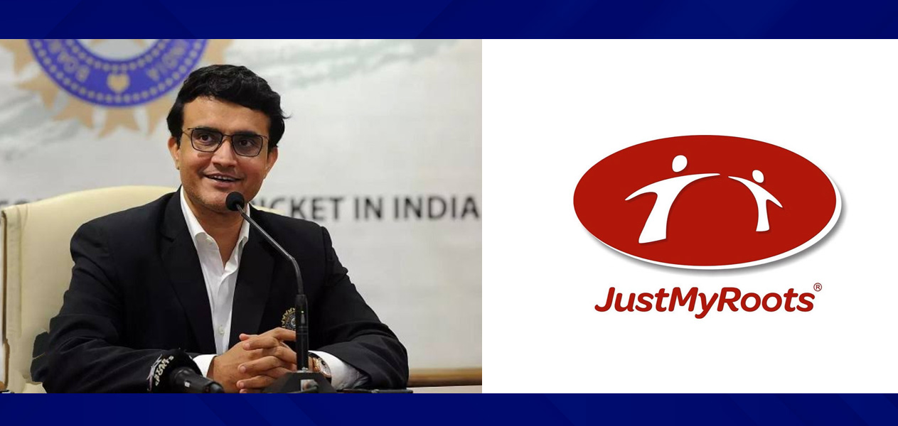 Sourav Ganguly invests in JustMyRoots