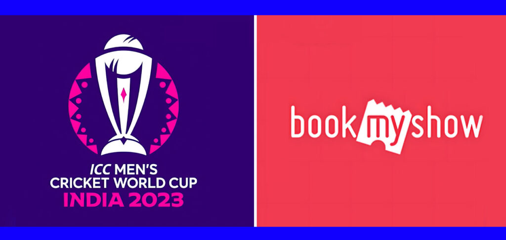 BCCI partners with BookMyShow for ICC Men's Cricket World Cup 2023