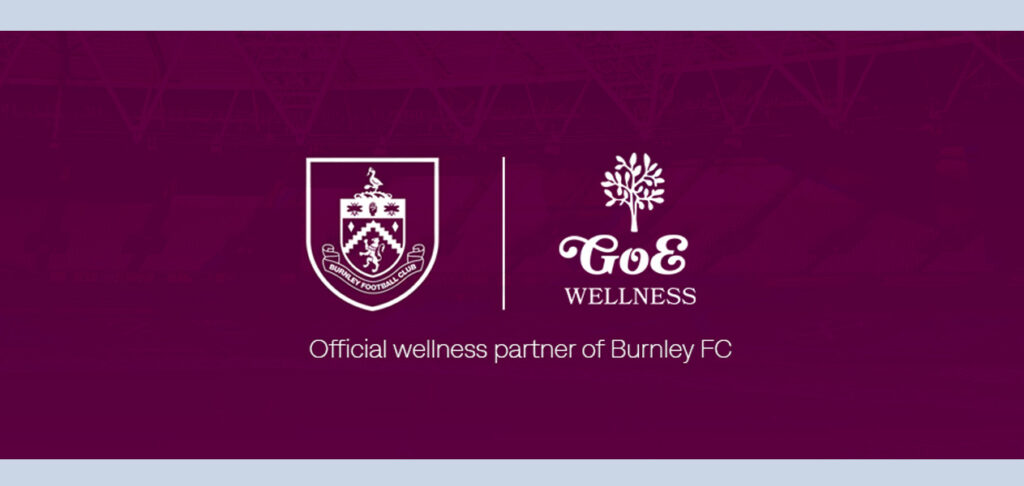Burnley announce partnership with GoE Wellness