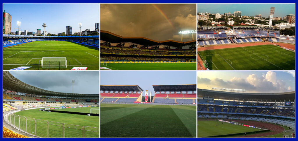 ISL Clubs and their stadiums 