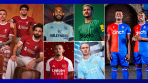 Premier League clubs and their kit supplier for the 2023/24 season