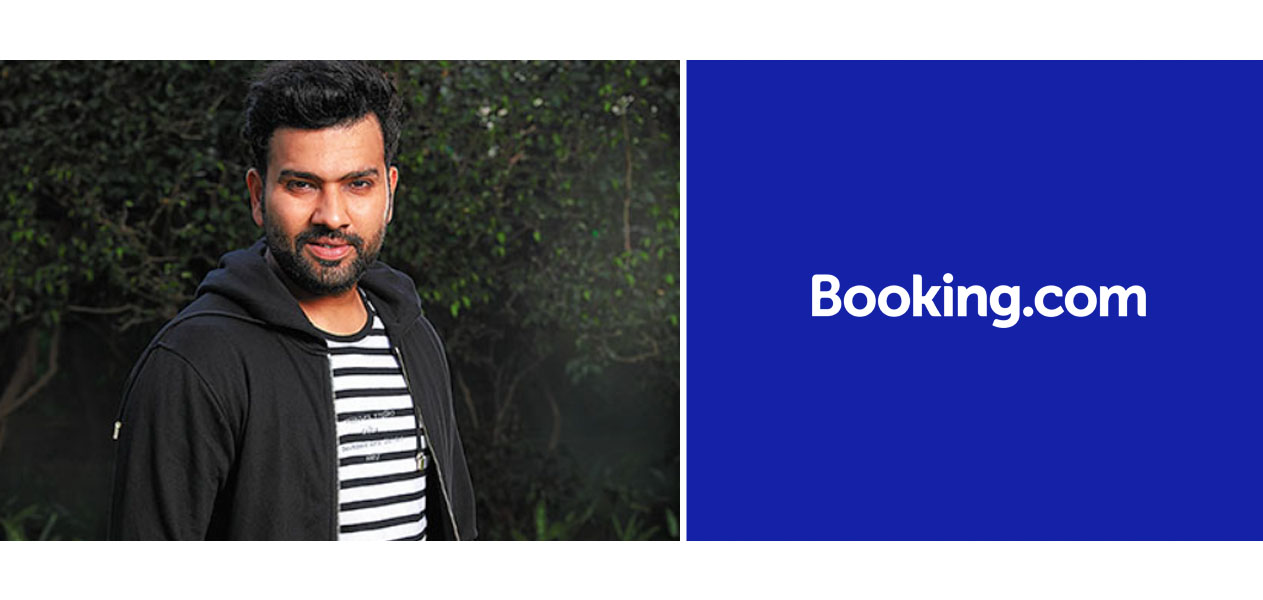Rohit Sharma teams up with Booking.com