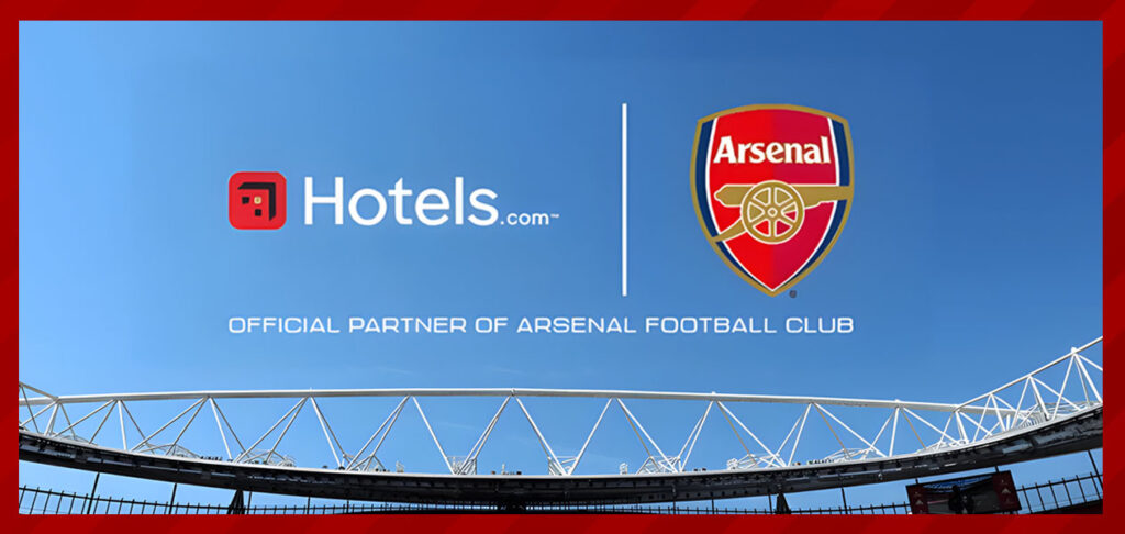 Arsenal inks new deal with Hotels.com