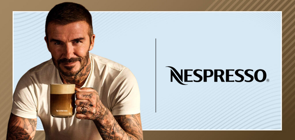 Beckham signs new partnership Nespresso