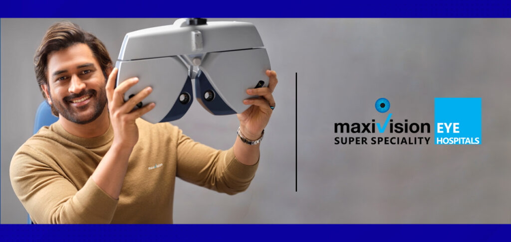 Dhoni teams up with Maxivision Super Specialty Eye Hospitals