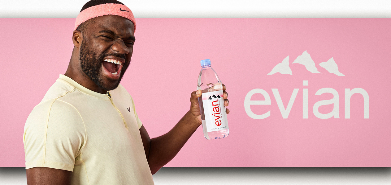 Frances Tiafoe partners with evian