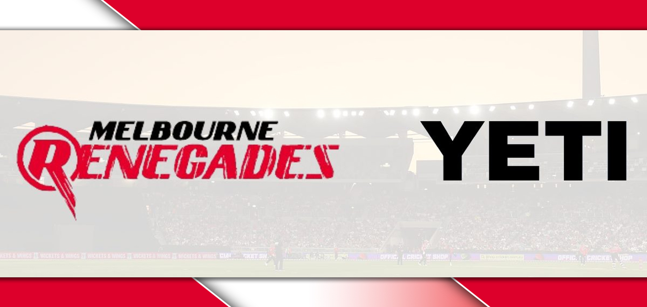 Melbourne Renegades partners with YETI