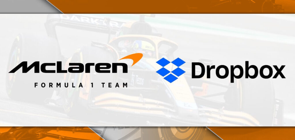 McLaren Racing partners with Dropbox