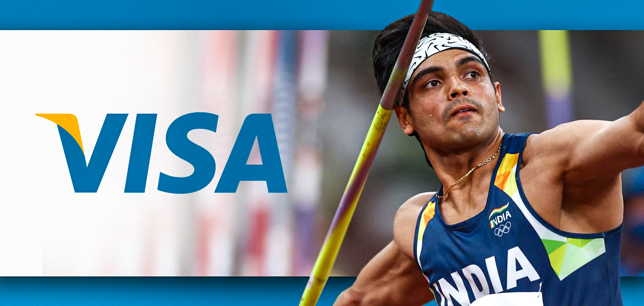 Neeraj Chopra joins the Visa family