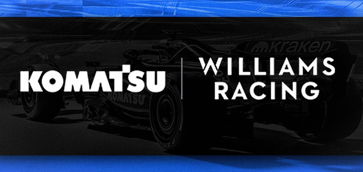 Williams Racings partners with Komatsu