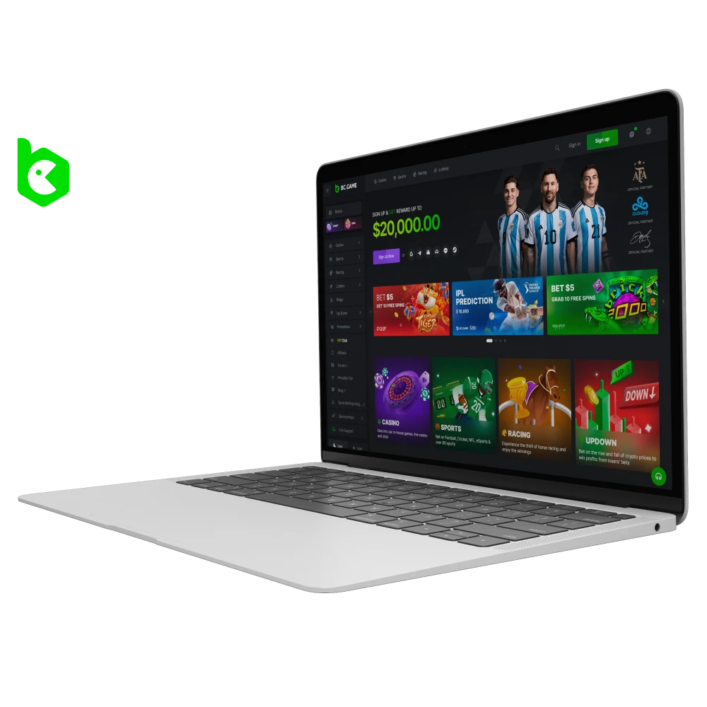 Try betting and playing casino games at BC.Game.
