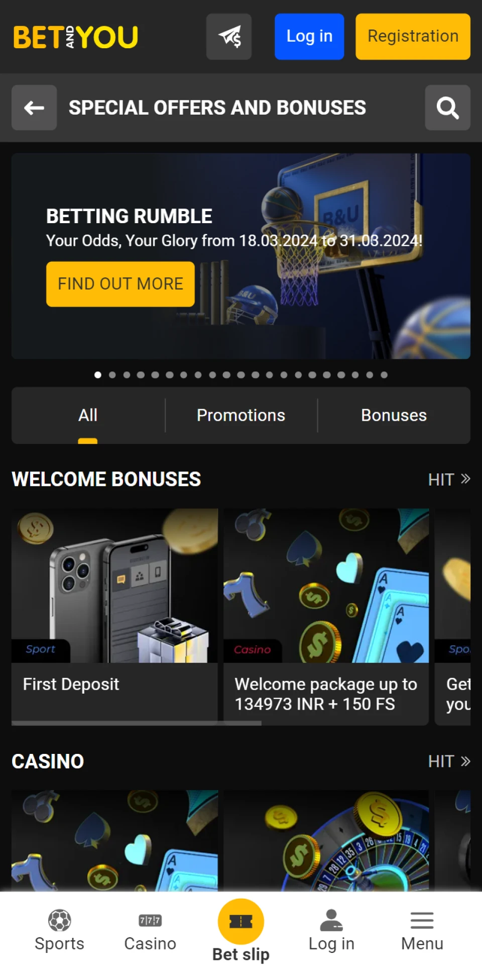 The Betandyou app offers many bonuses to its users.