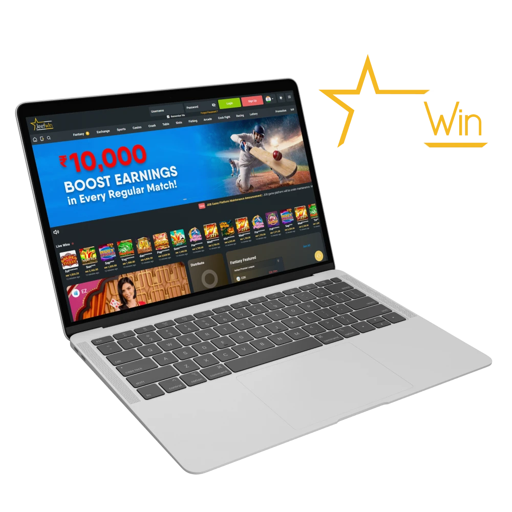 Jeetwin is a modern casino with a large selection of bonuses.