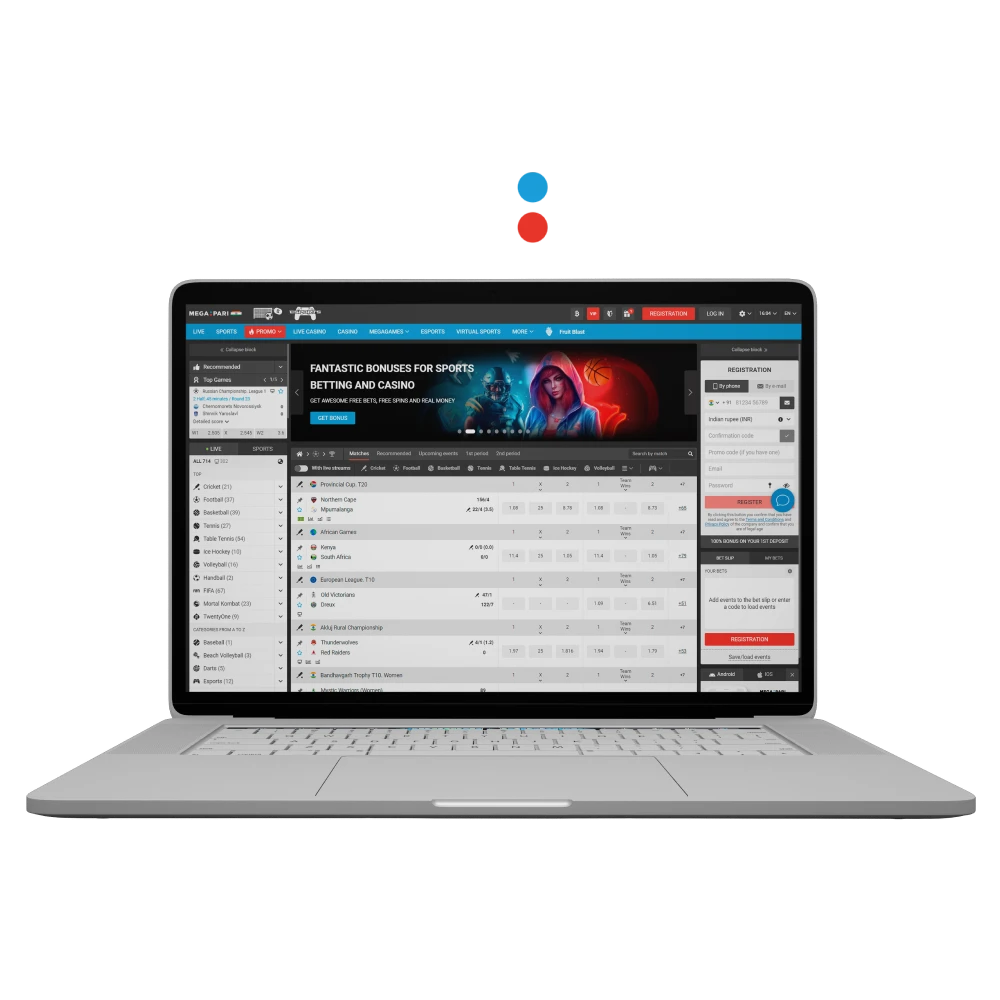 Find out about Megapari Casino and start betting.
