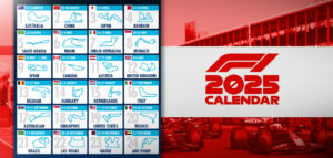 Formula One 2025 calendar out