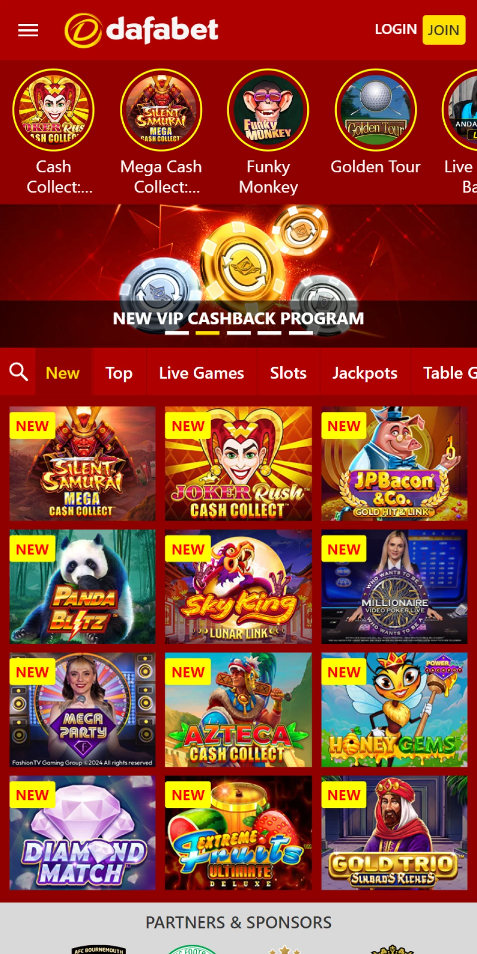 Play casino games on the Dafabet mobile app.