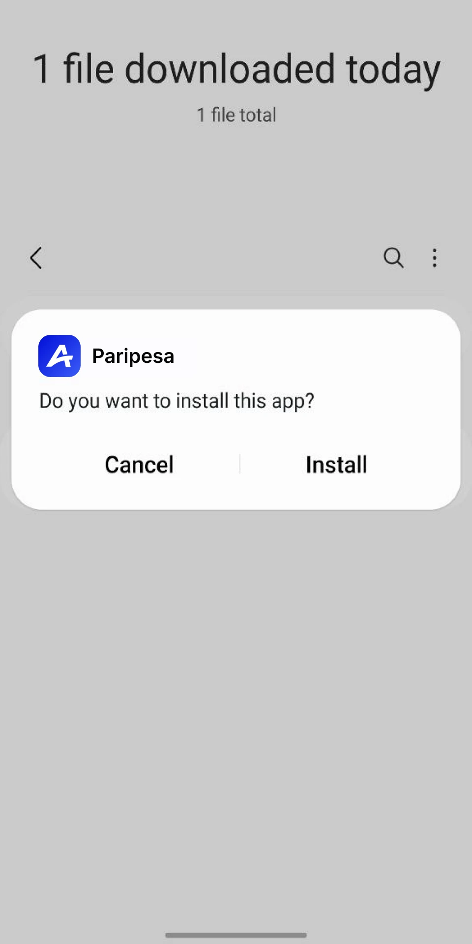 Download the Paripesa app in minutes.
