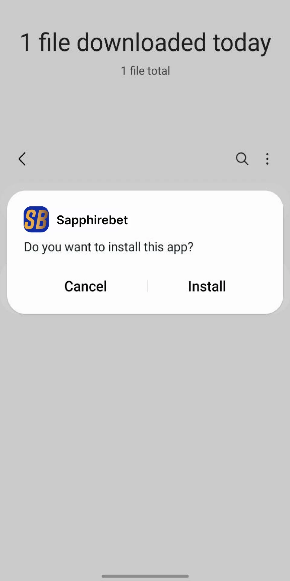 Install the Sapphirebet app on your phone and start betting and playing in the casino.