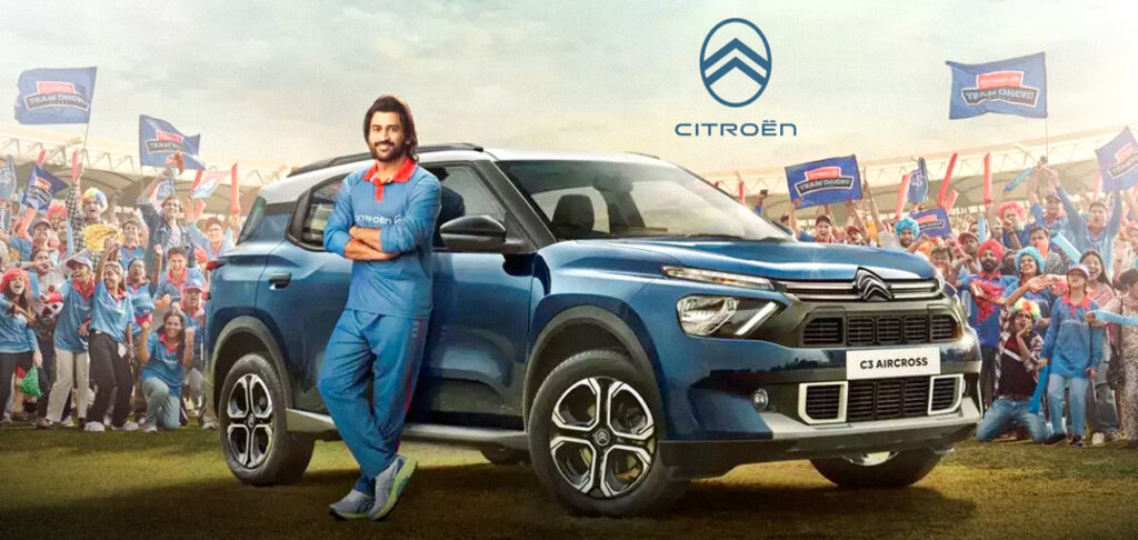 MS Dhoni partners with Citroën India