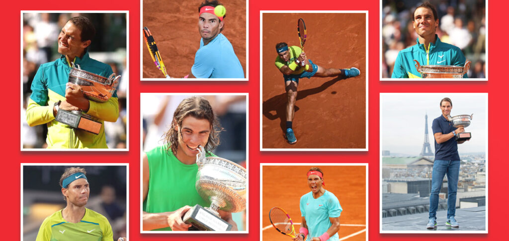 Top male clay court tennis player of all time #1 Rafael Nadal
