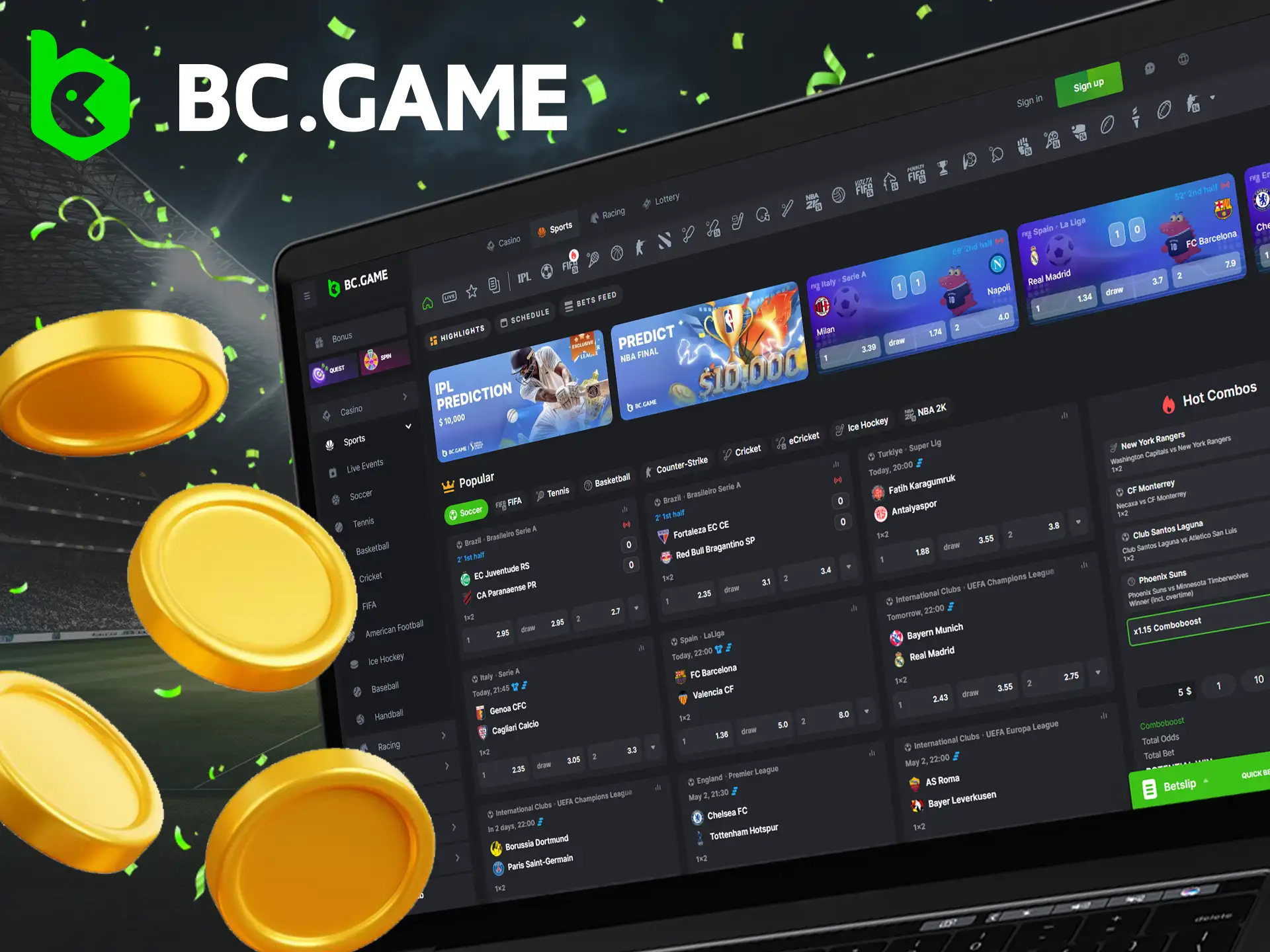 BC.Game India is accessible through your web browser, no software download required.