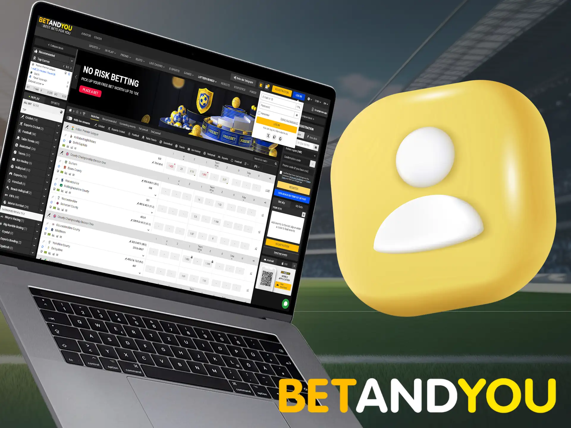 If you have previously used the Betandyou casino and have an account on it, log in to the platform using our instructions.