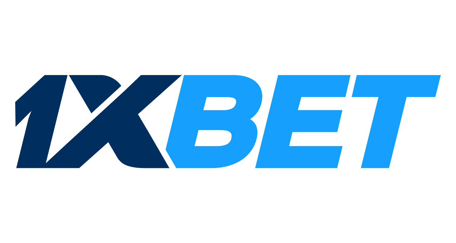 1xBet logo, read the bookmaker review and register.