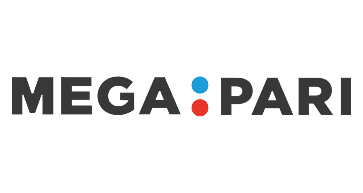 Logo of Megapari, the official bookmaker available for betting in India.
