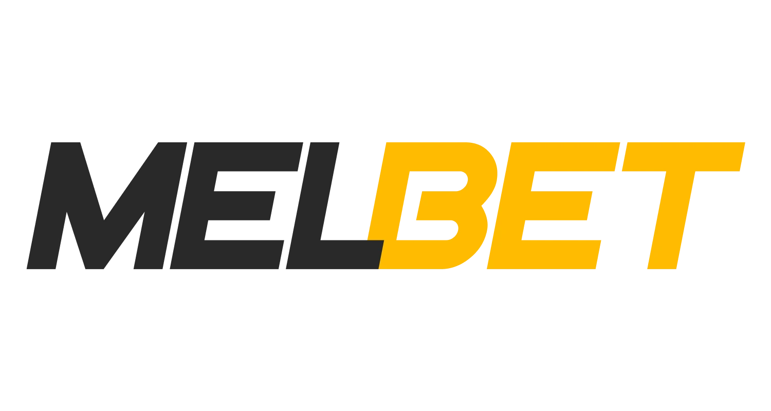 Melbet logo, register and start betting with a legal bookmaker.