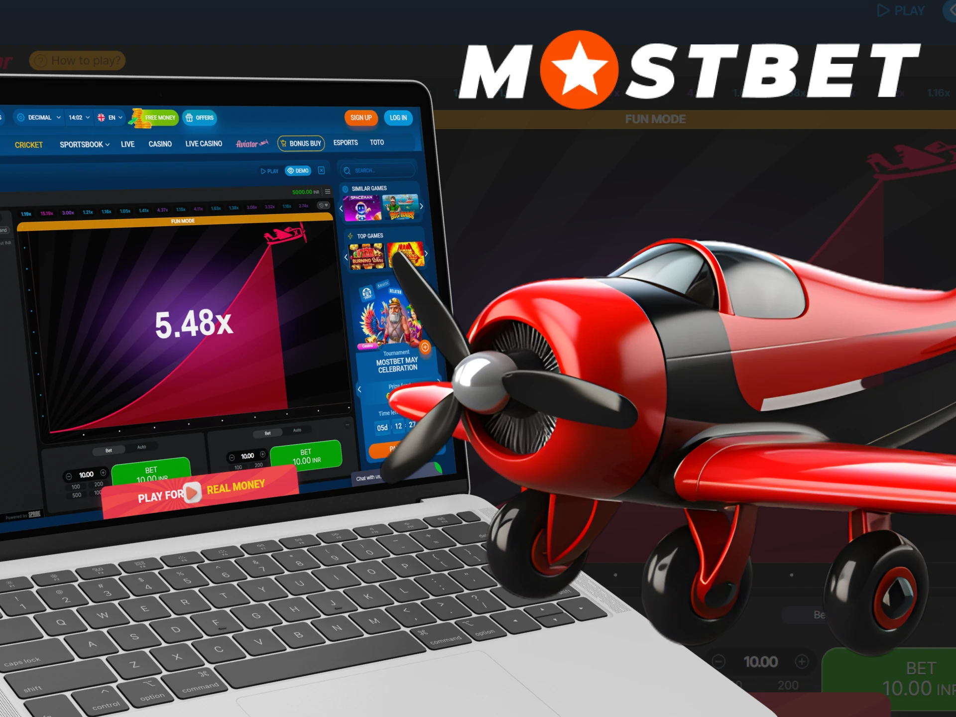 If you like the Aviator game, you can play it at Mostbet.