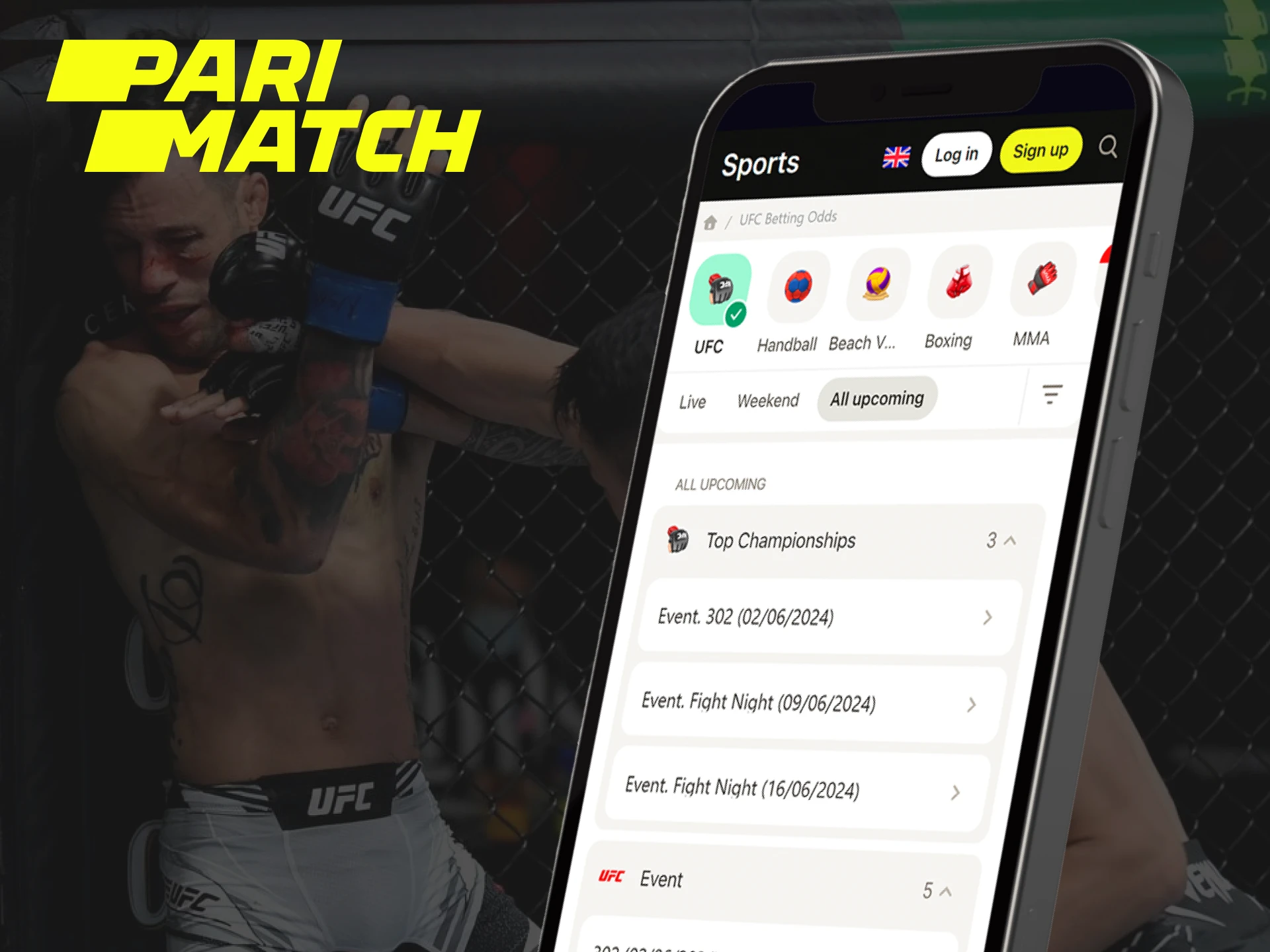 If you like a variety of fighting championships, try betting on the UFC on the Parimatch app.