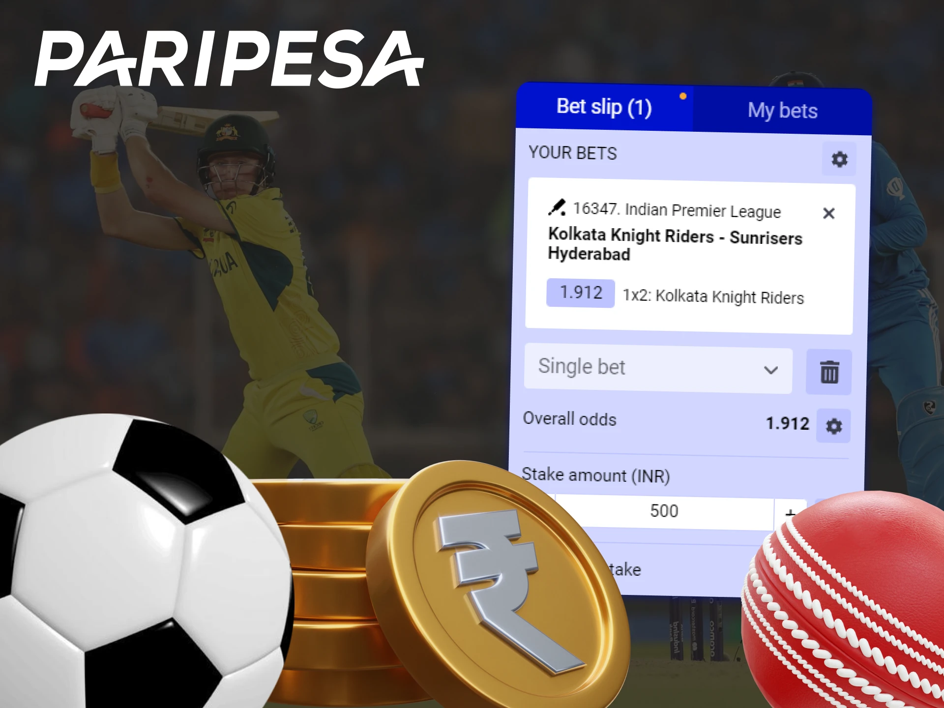 Place your bets at Paripesa and win big.