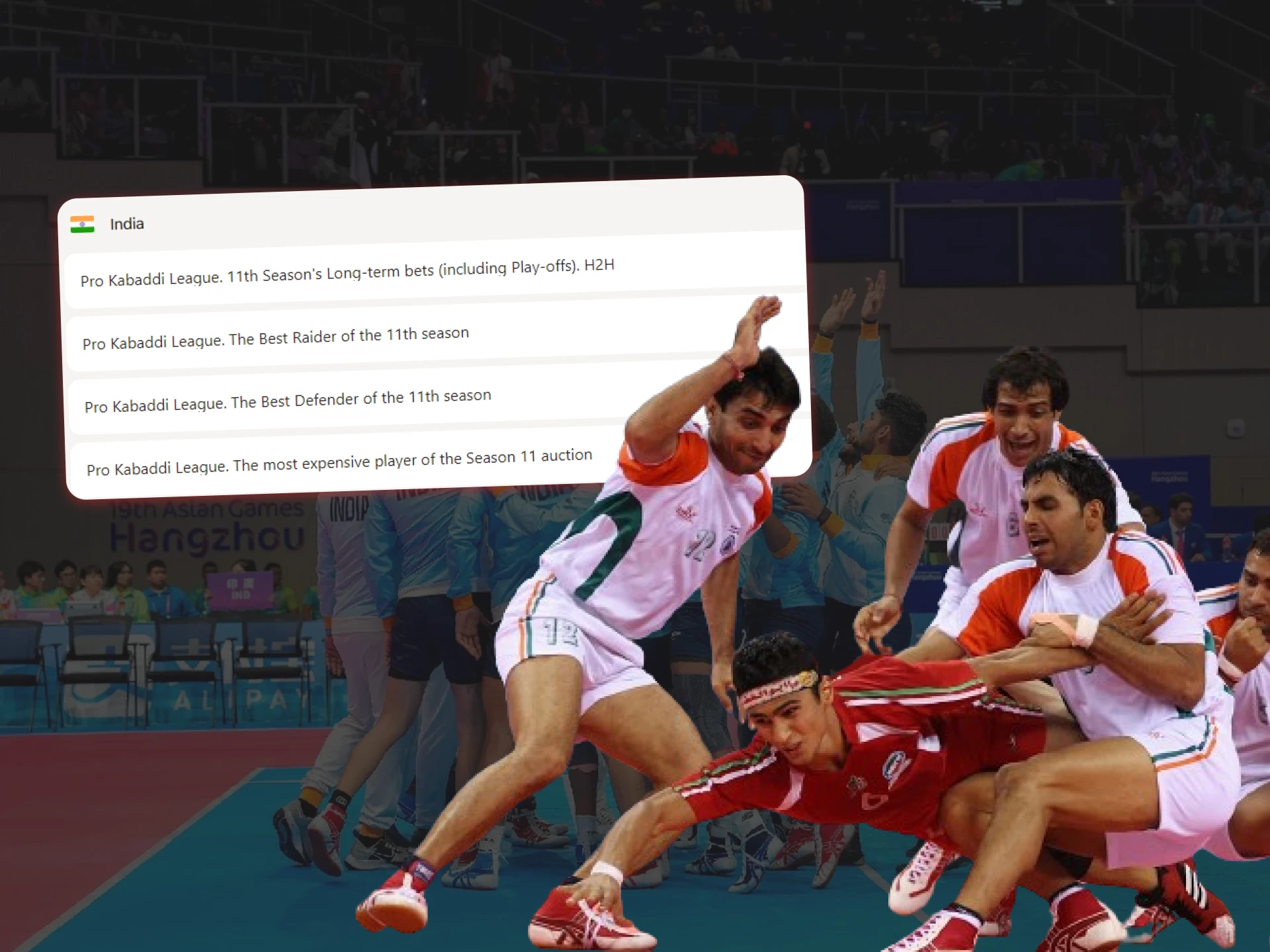 Placing bets on kabaddi online has become much easier; at top bookmakers you will find a kabaddi section and you can quickly place a bet on the event that interests you.
