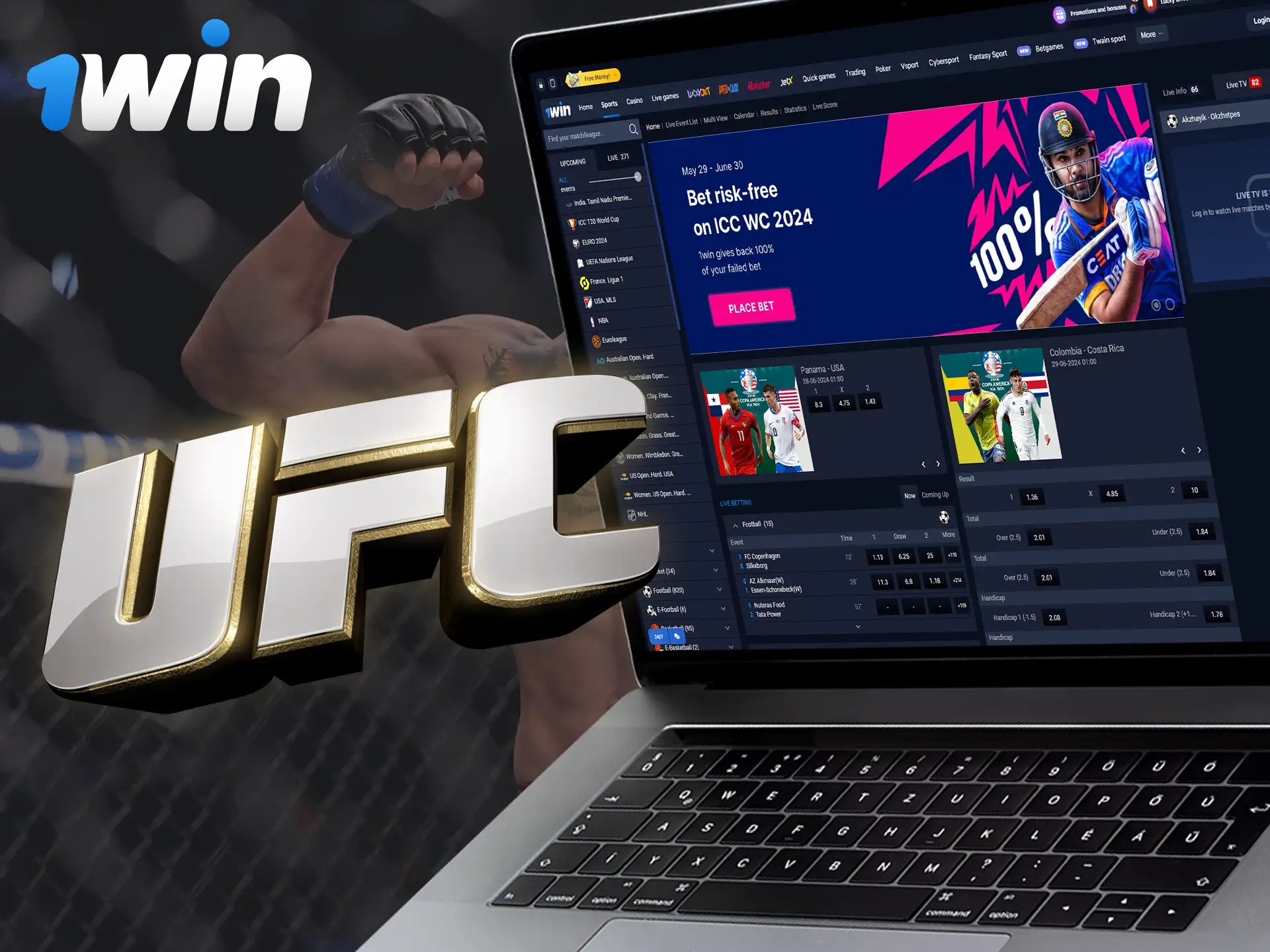 The UFC is a very popular sport that is known for its intense fights, which you can follow at 1Win.