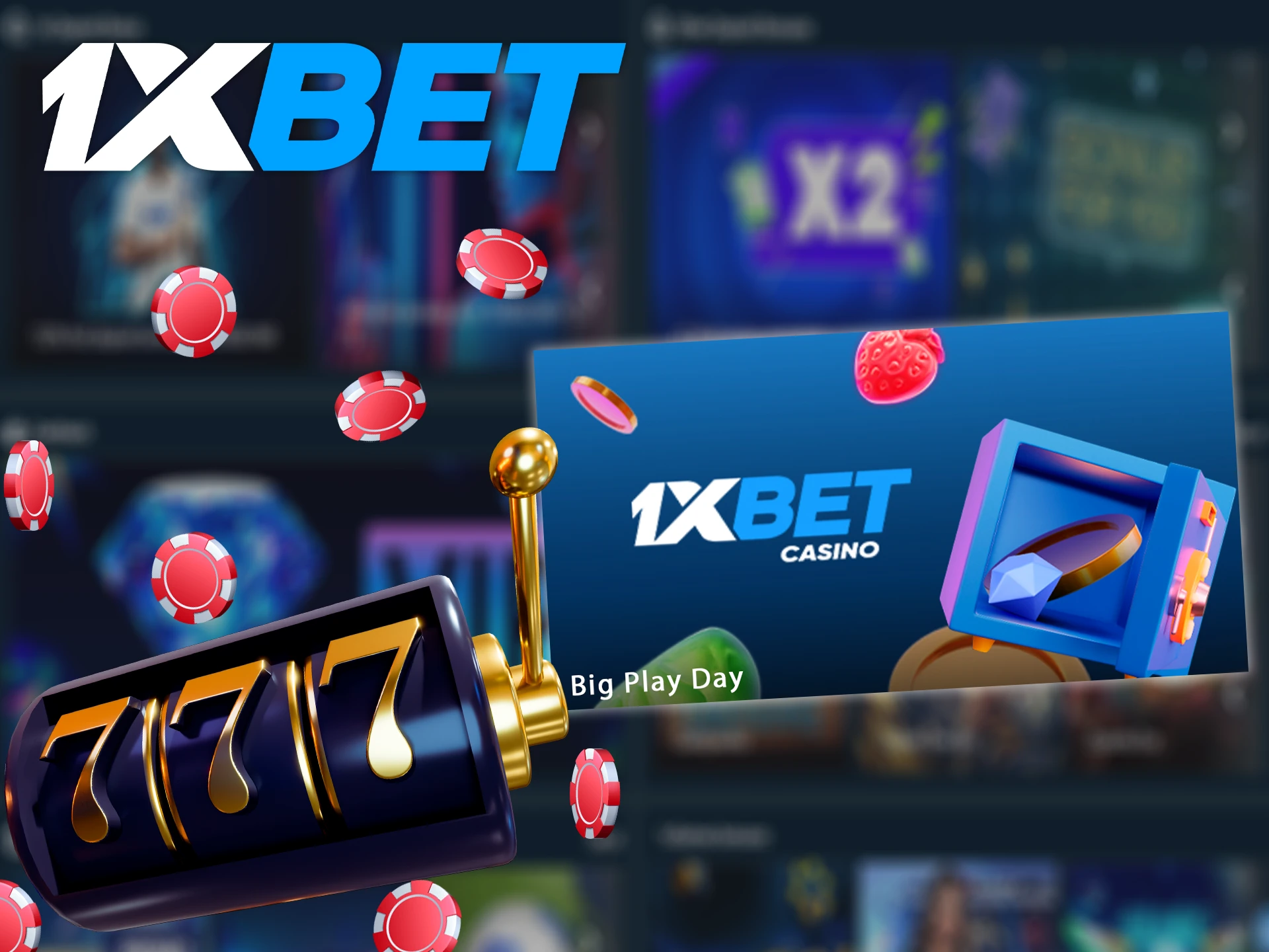 With the 1xBet Big Play Day bonus, the higher your deposit on Sunday, the more free spins you will receive.