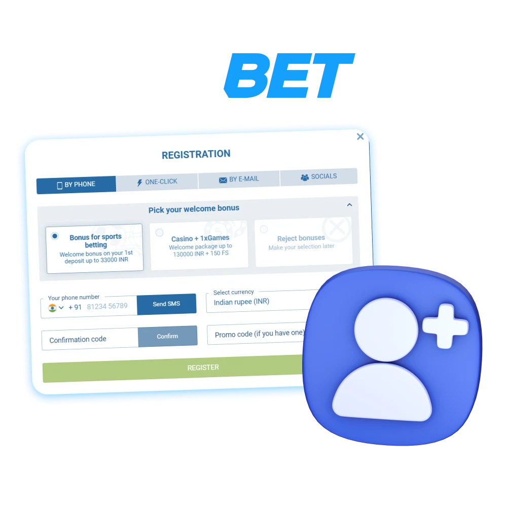 Find out how to register with 1xBet without any problems.