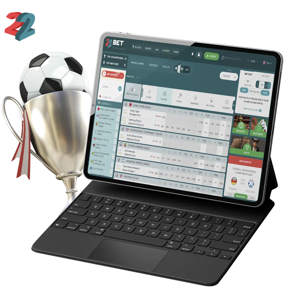 Try one of the best bookmakers in India, 22Bet.