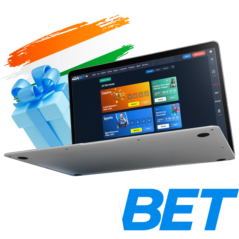 All the necessary and comprehensive information about the available bonuses at 4RaBet in India, as well as an up-to-date promo code for a quick and easy start for all new users.