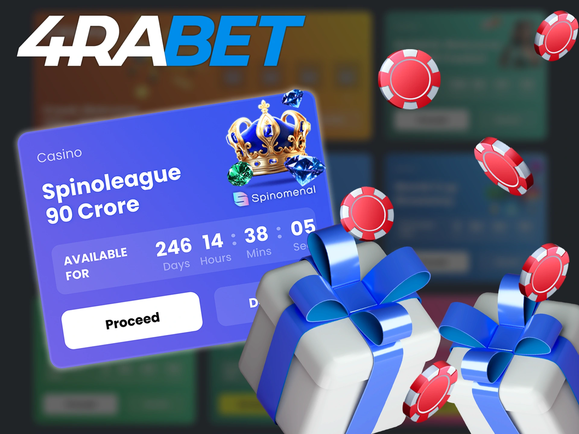 Earn points for every win in the 4RaBet Spinoleague tournament.