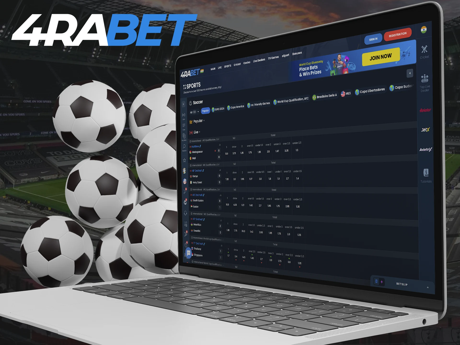 Find out why many people choose 4Rabet for football betting.