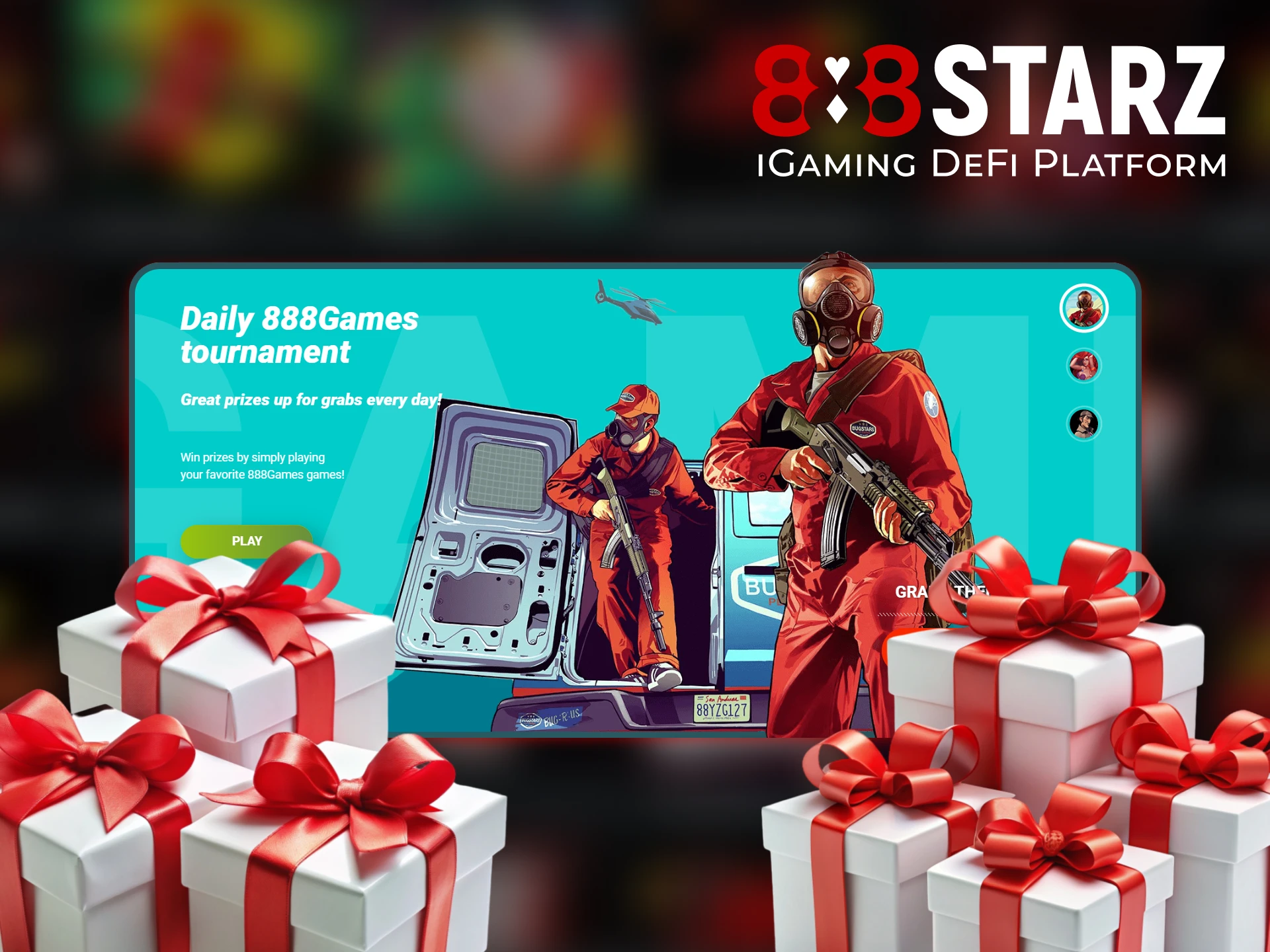 Get the 888Games Day bonus at 888Starz and play at the casino profitably.