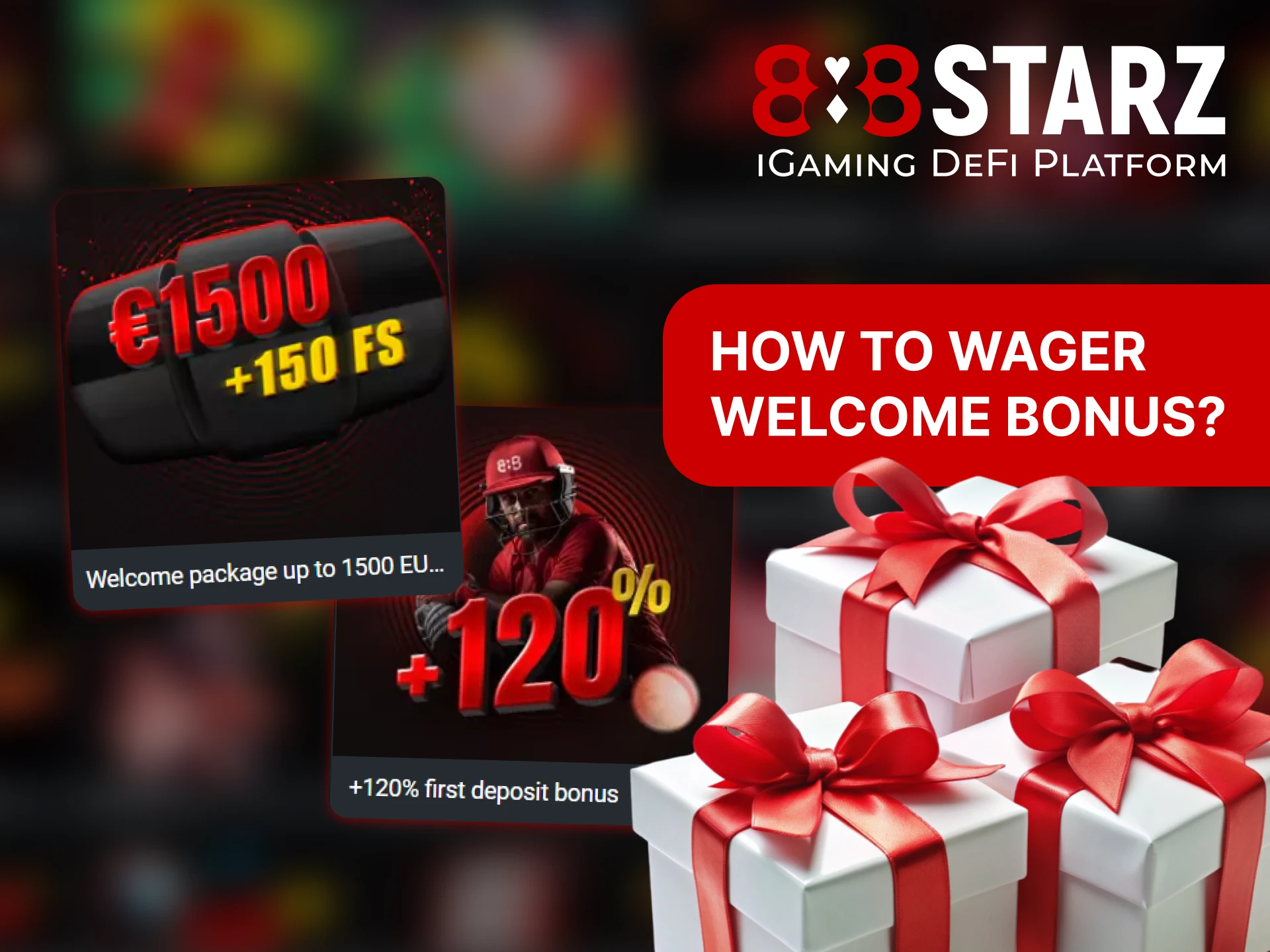 To take advantage of the 888Starz welcome bonus, meet the wagering requirements.