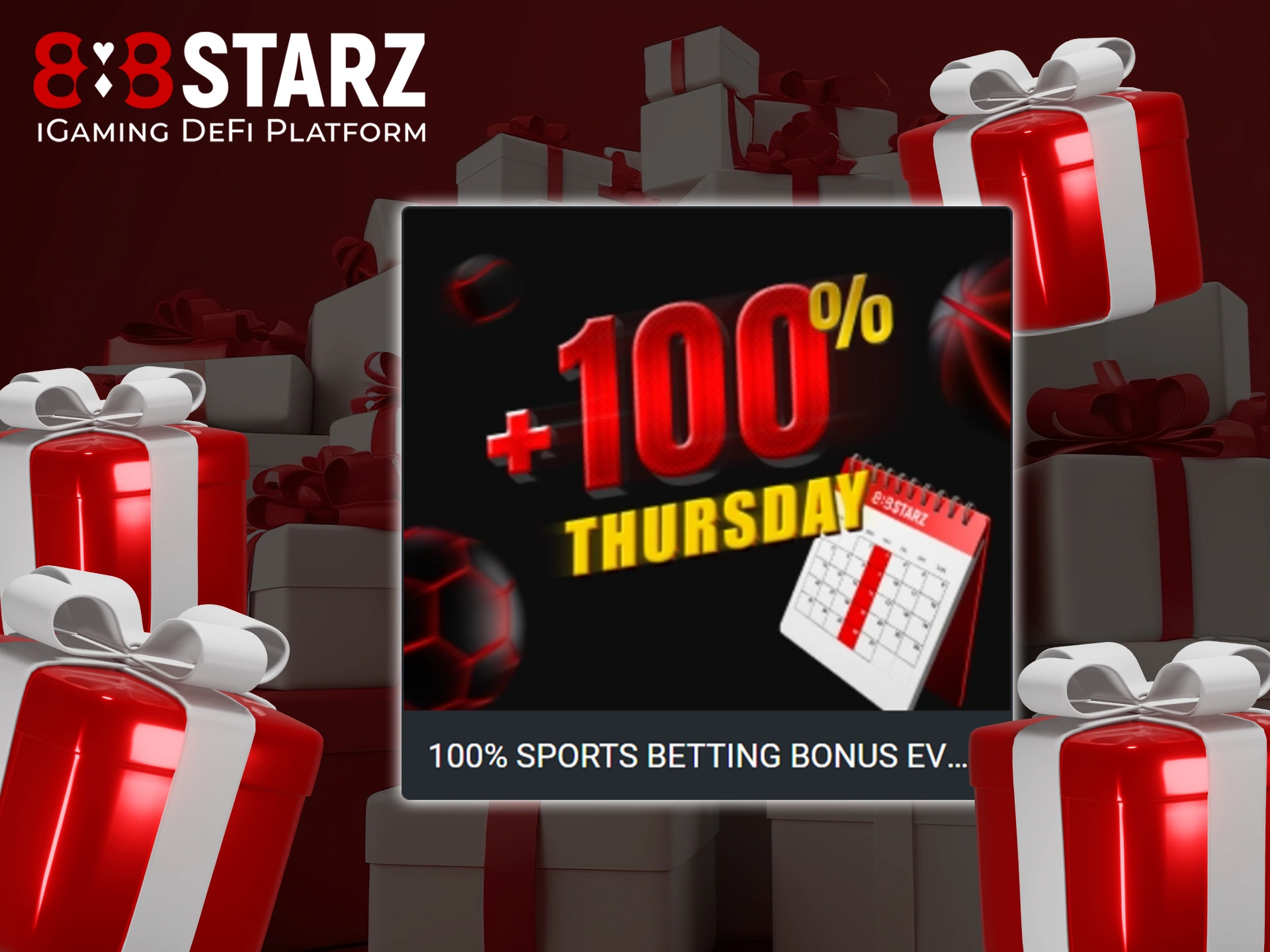 Don't forget to make a deposit on Thursday to claim your 888Starz bonus.