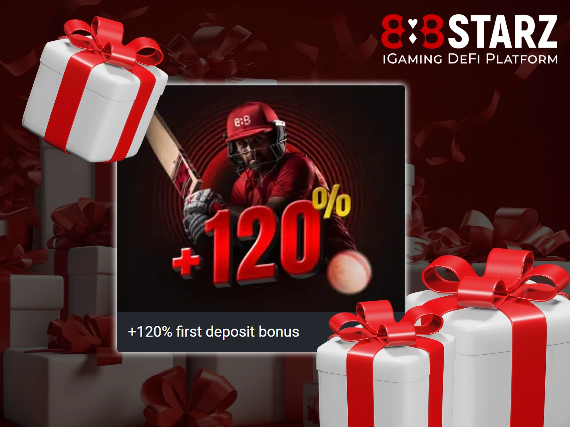 Fund your 888Starz account and receive a welcome bonus.