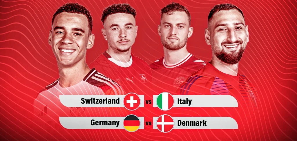 UEFA Euro 2024 Round Of 16 || Switzerland vs Italy | Germany vs Denmark || Match Previews | Predictions | Fantasy XIs