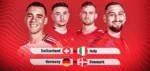 UEFA Euro 2024 Round Of 16 || Switzerland vs Italy | Germany vs Denmark || Match Previews | Predictions | Fantasy XIs
