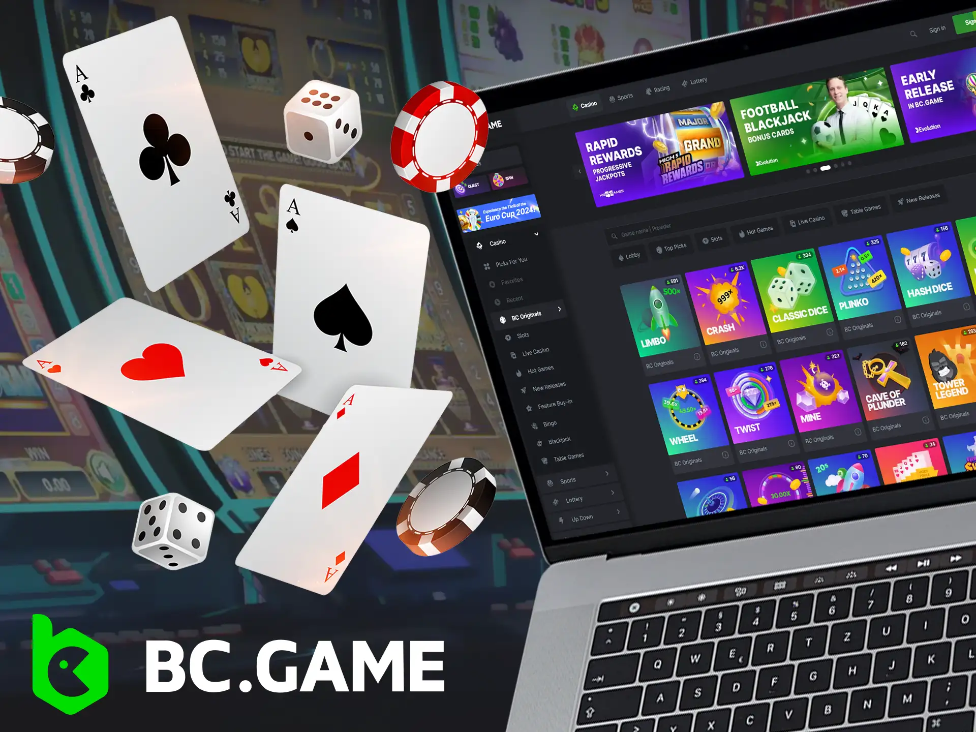 BC Originals is a collection of games designed and developed entirely by BC.Game, offering fresh takes on popular games.