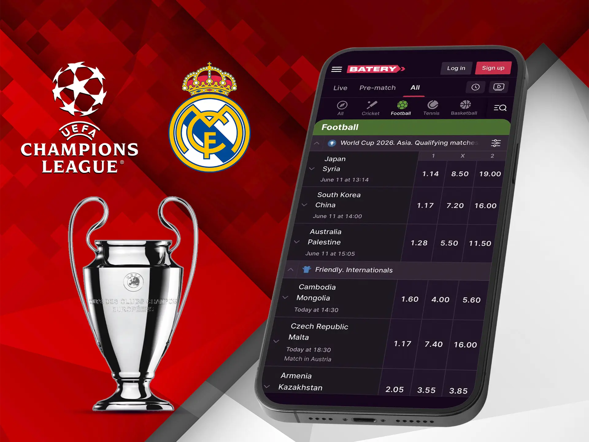 Watch and don't forget to make your predictions for the most prestigious tournament in football, the Champions League.
