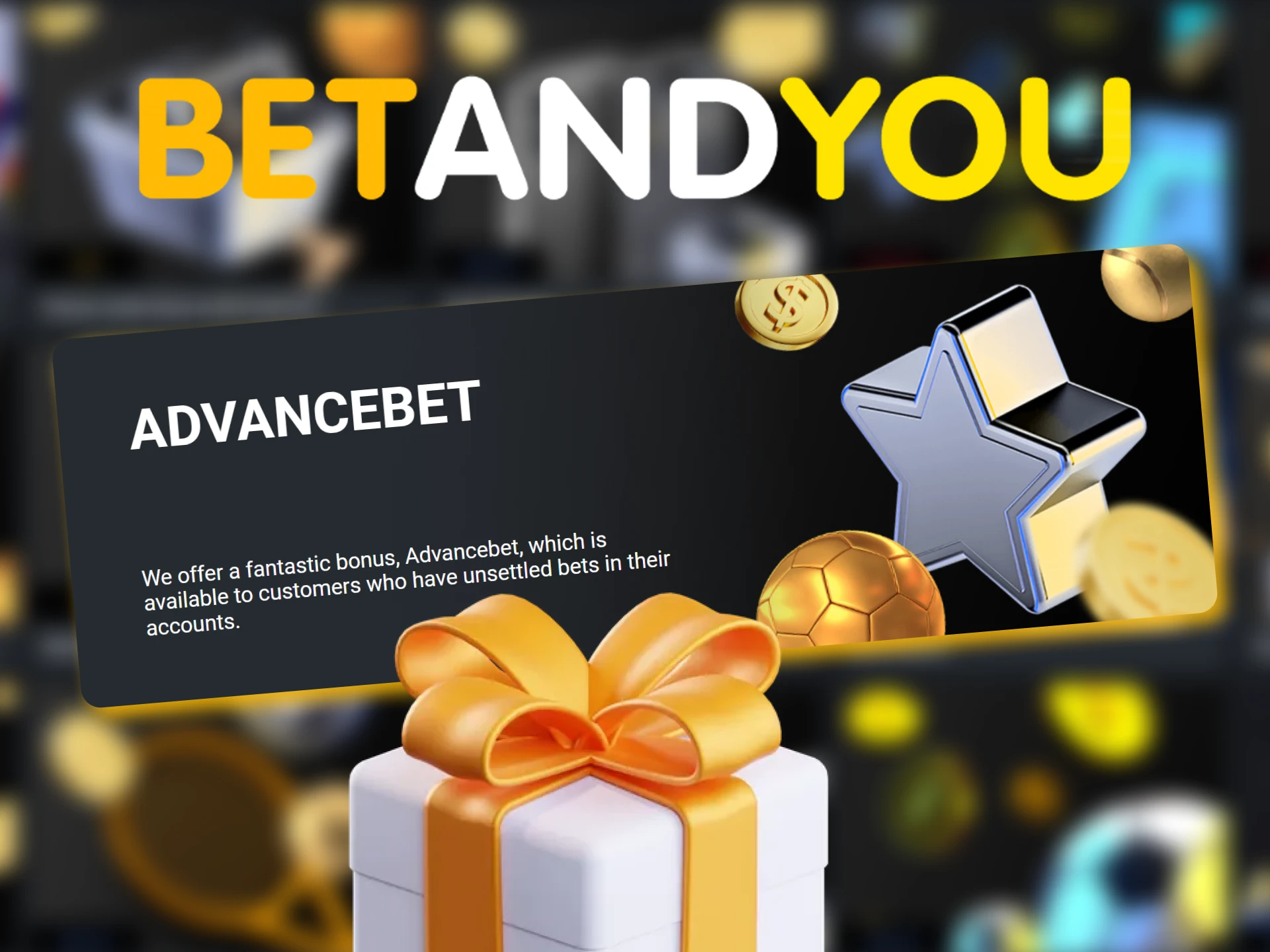 Use advancebet bonus to bet on live sports on Betandyou.