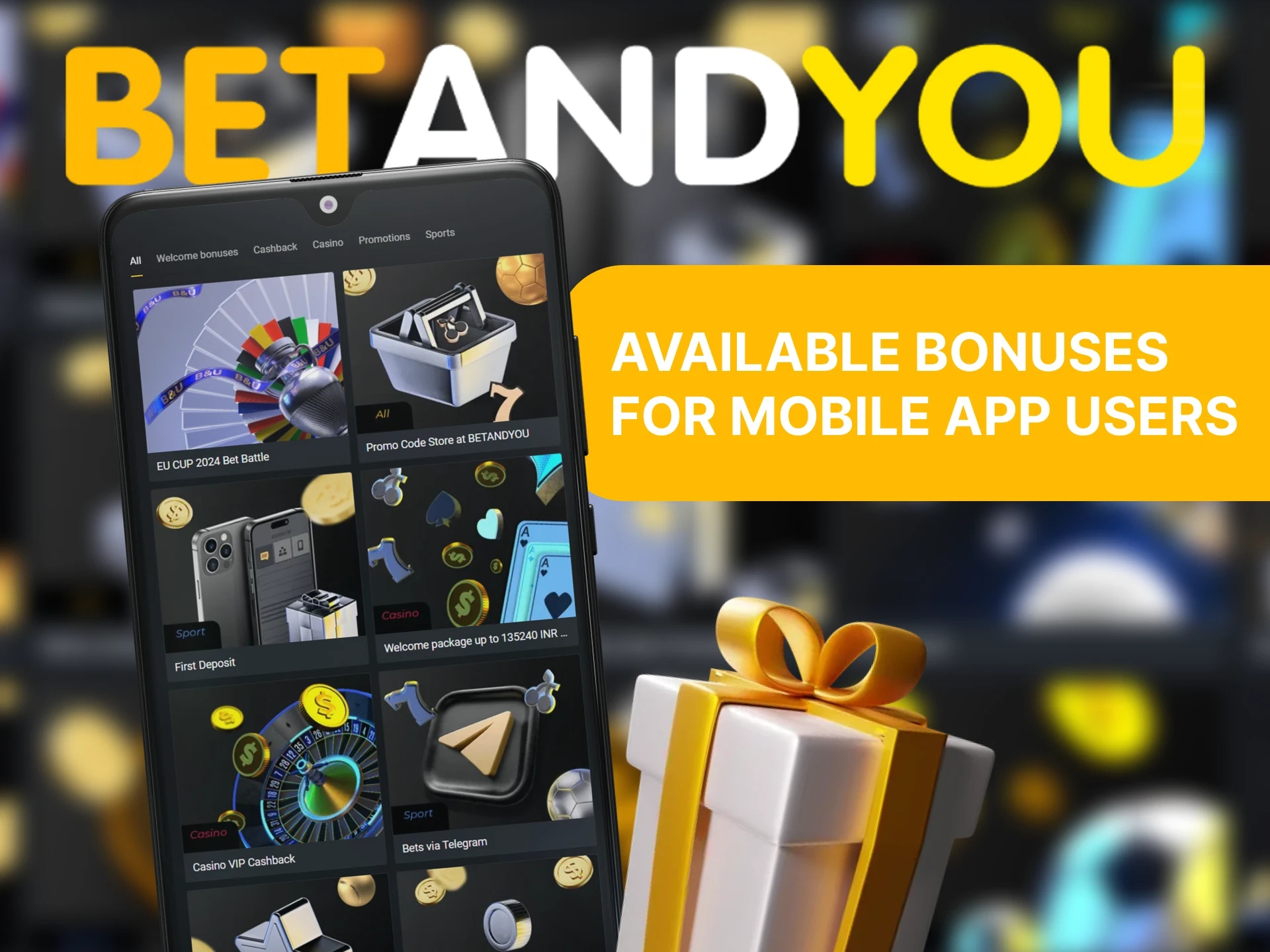 You can claim Betandyou bonuses directly from their mobile app.